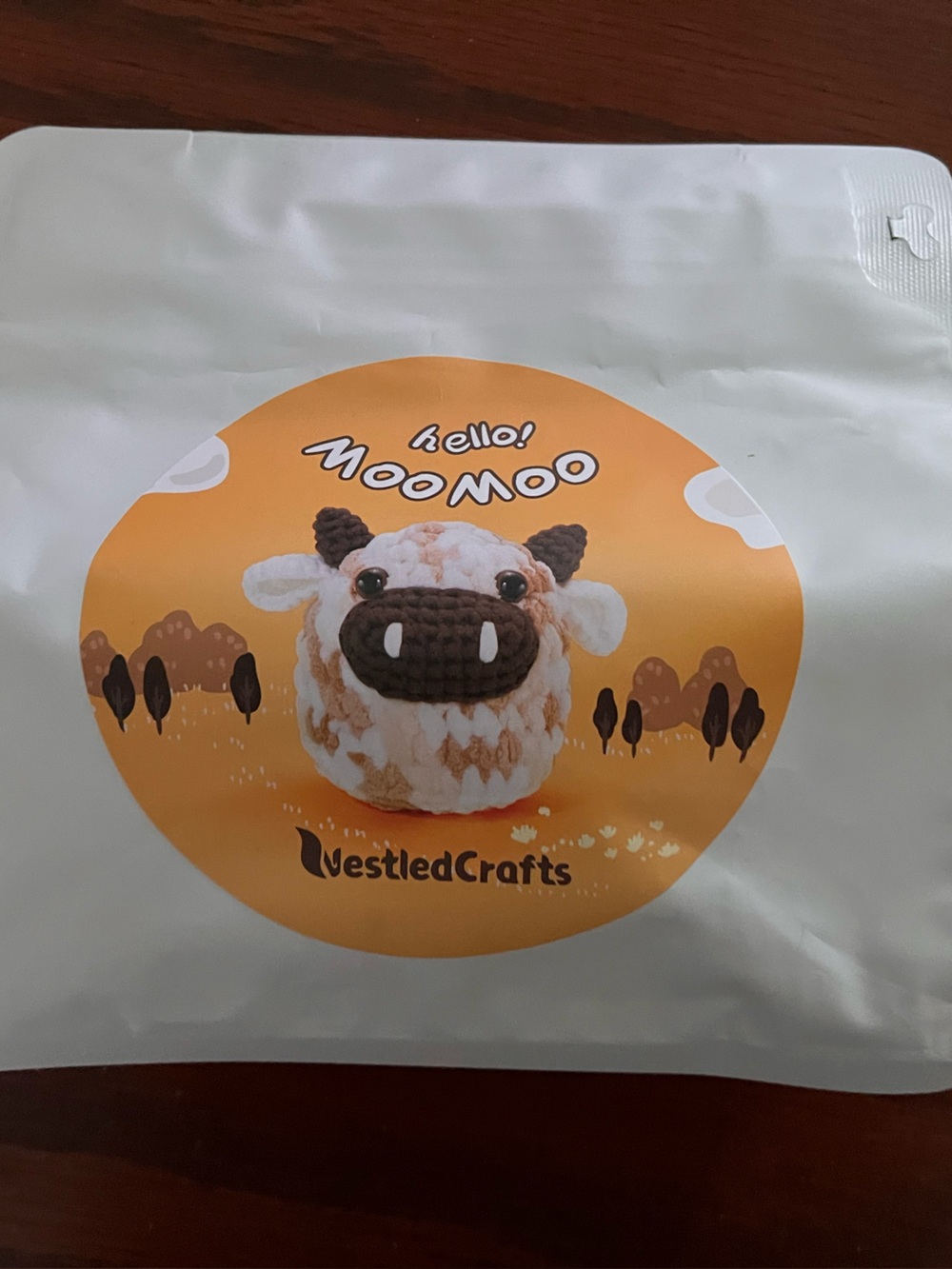 Hello- Moo Moo crochet kit